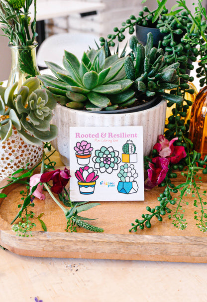 Rooted & Resilient Mini Coloring Book