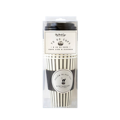 Salem Black Cat To Go Cups for Coffee & Cocoa