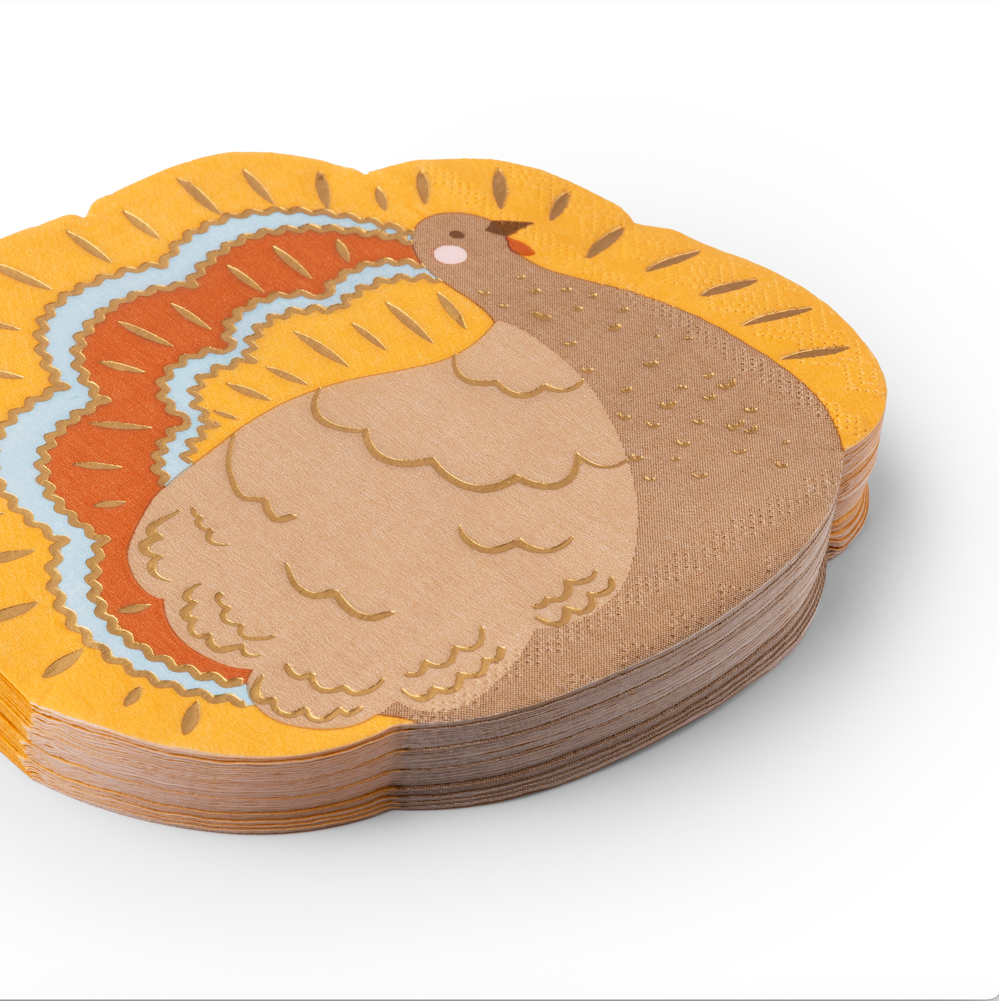 Turkey Thanksgiving Lunch Napkins