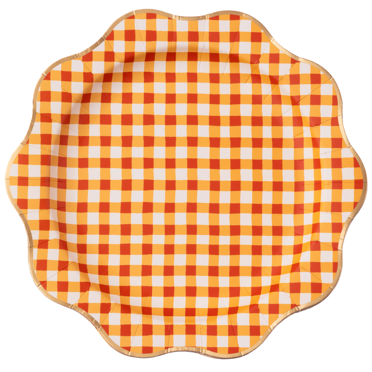 Fall Plaid Dinner Plates