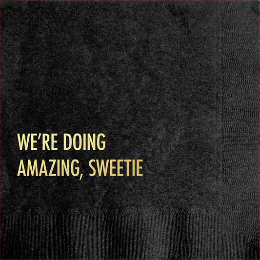 Doing Amazing Cocktail Napkin