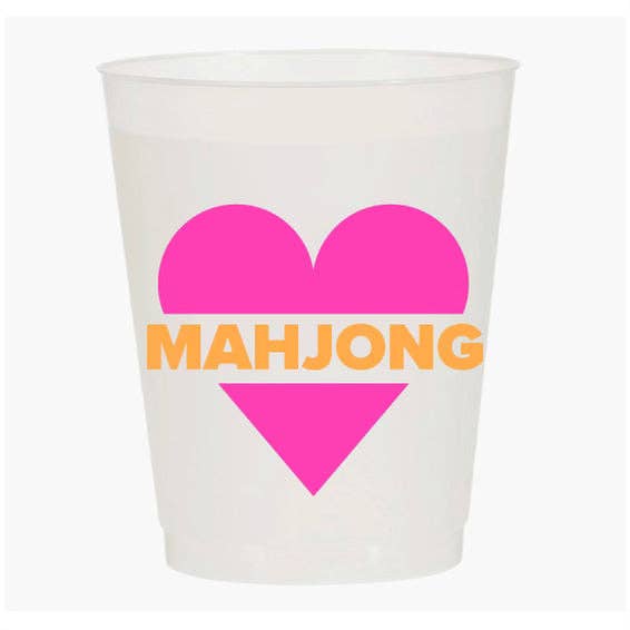 “Heart Mahjong” Frost Flex Cups