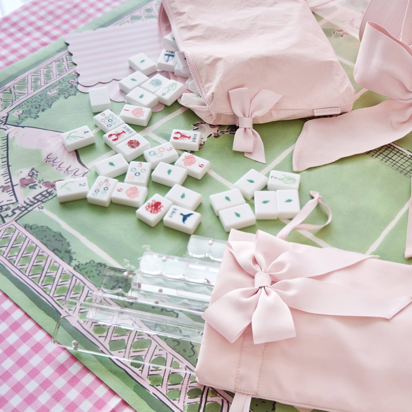 Mahjong Jelly Tote Set: Quilted Ditsy Floral