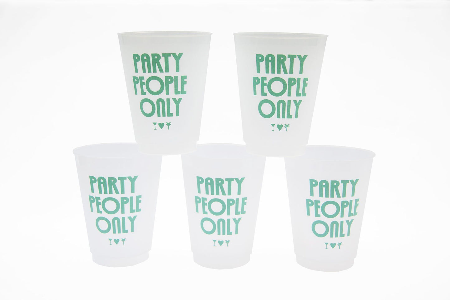 Socially Seri Party People Only Cups