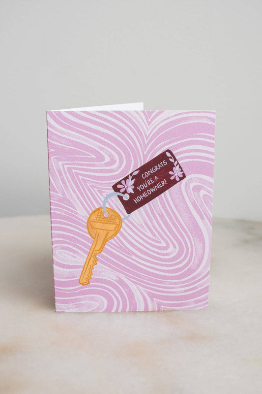 Congrats You're a Homeowner Card