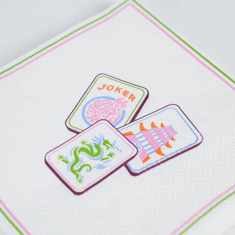 Mahjong Cocktail Napkins