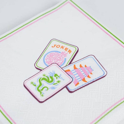 Mahjong Cocktail Napkins