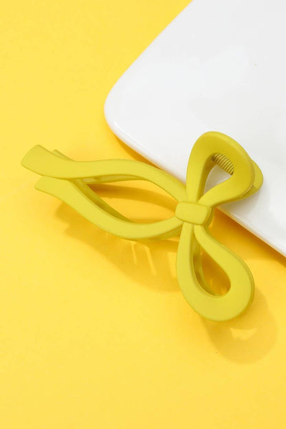 Matte Bow Hair Clips (assorted)