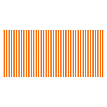 Orange Striped Tablecloth
