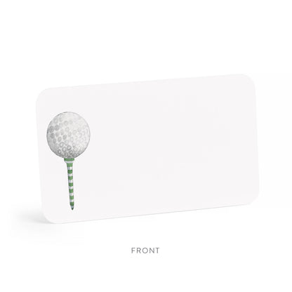 Golf Tee Little Note Cards