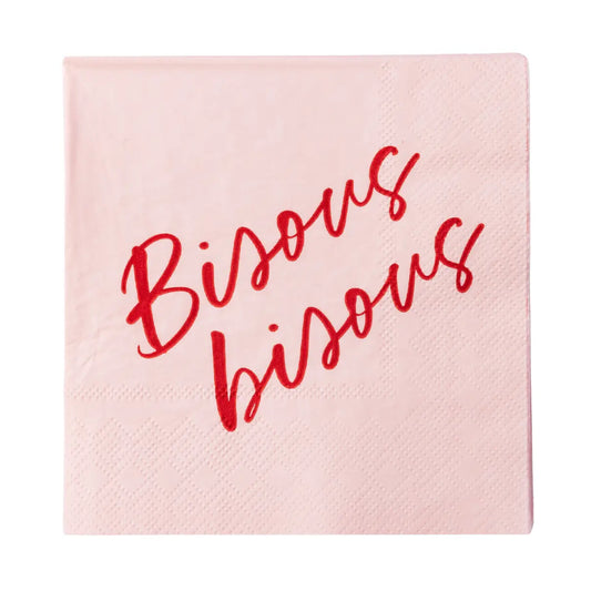 Bisous Bisous Cocktail Napkins