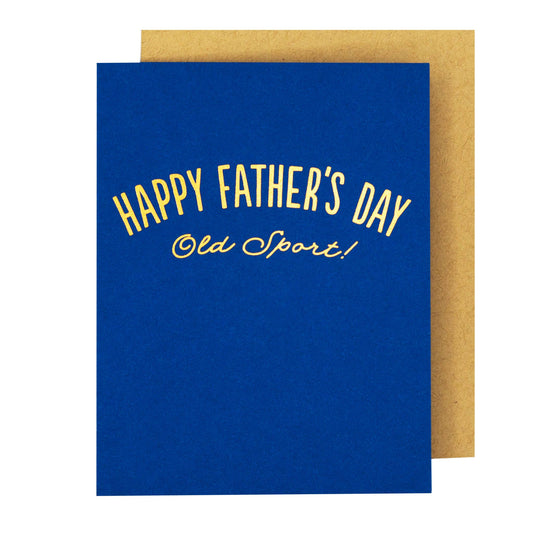 Old Sport Father's Day Card