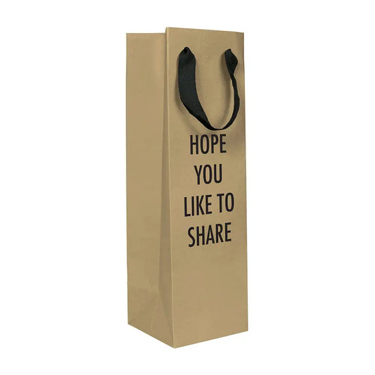 Like to Share Wine Bag