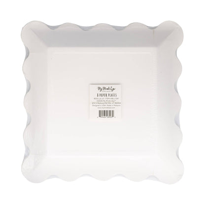 Pink & Orange Boo La La Paper Plates