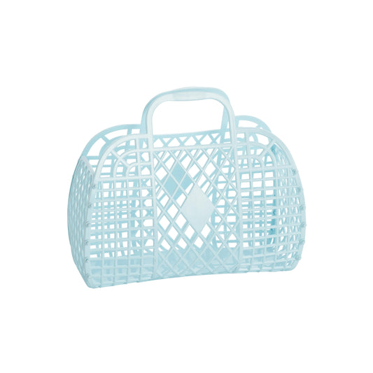 Retro Small Jelly Basket - Blue