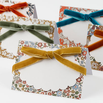 Meri Meri x Liberty Fall Place Cards