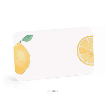 Lemon Little Note Cards