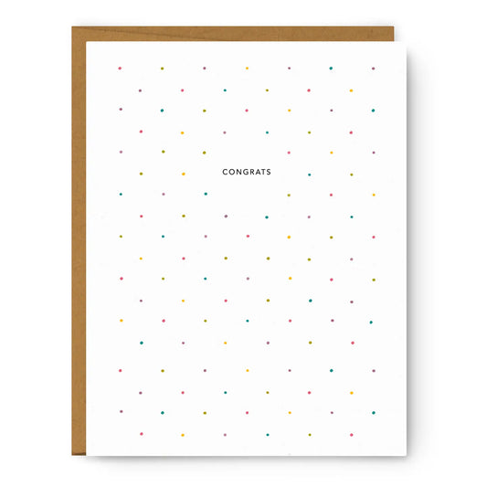 Congratulations Dots Card