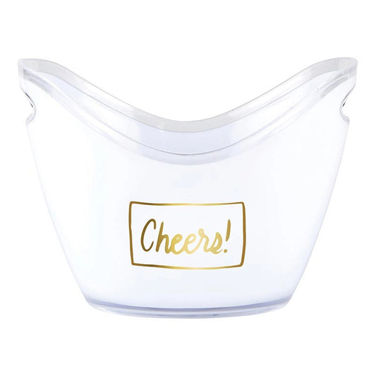 Cheers Acrylic Ice Bucket