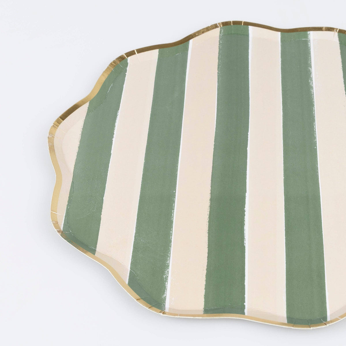 Fall Stripe Dinner Plates