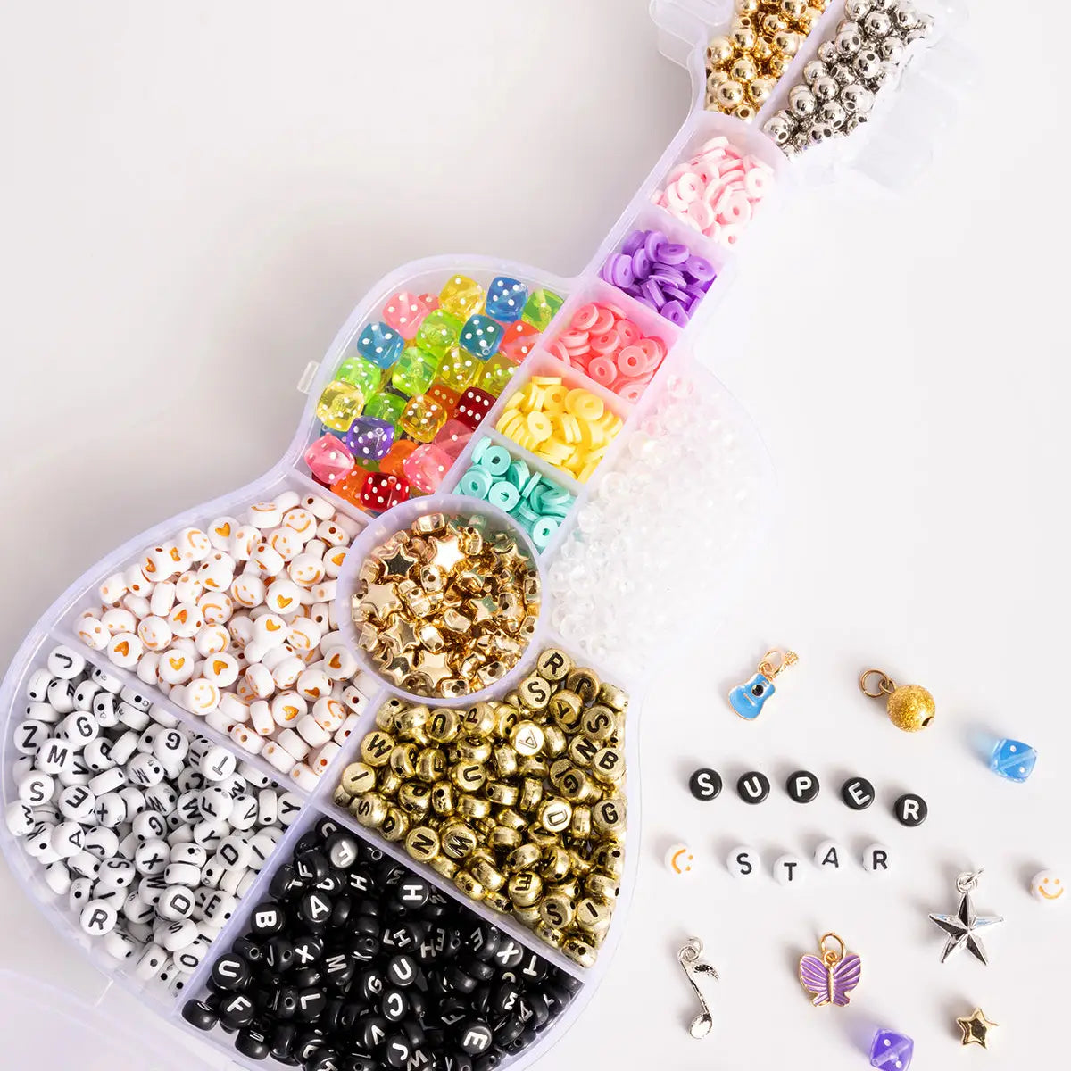 Superstar Letter Bead DIY Guitar Box