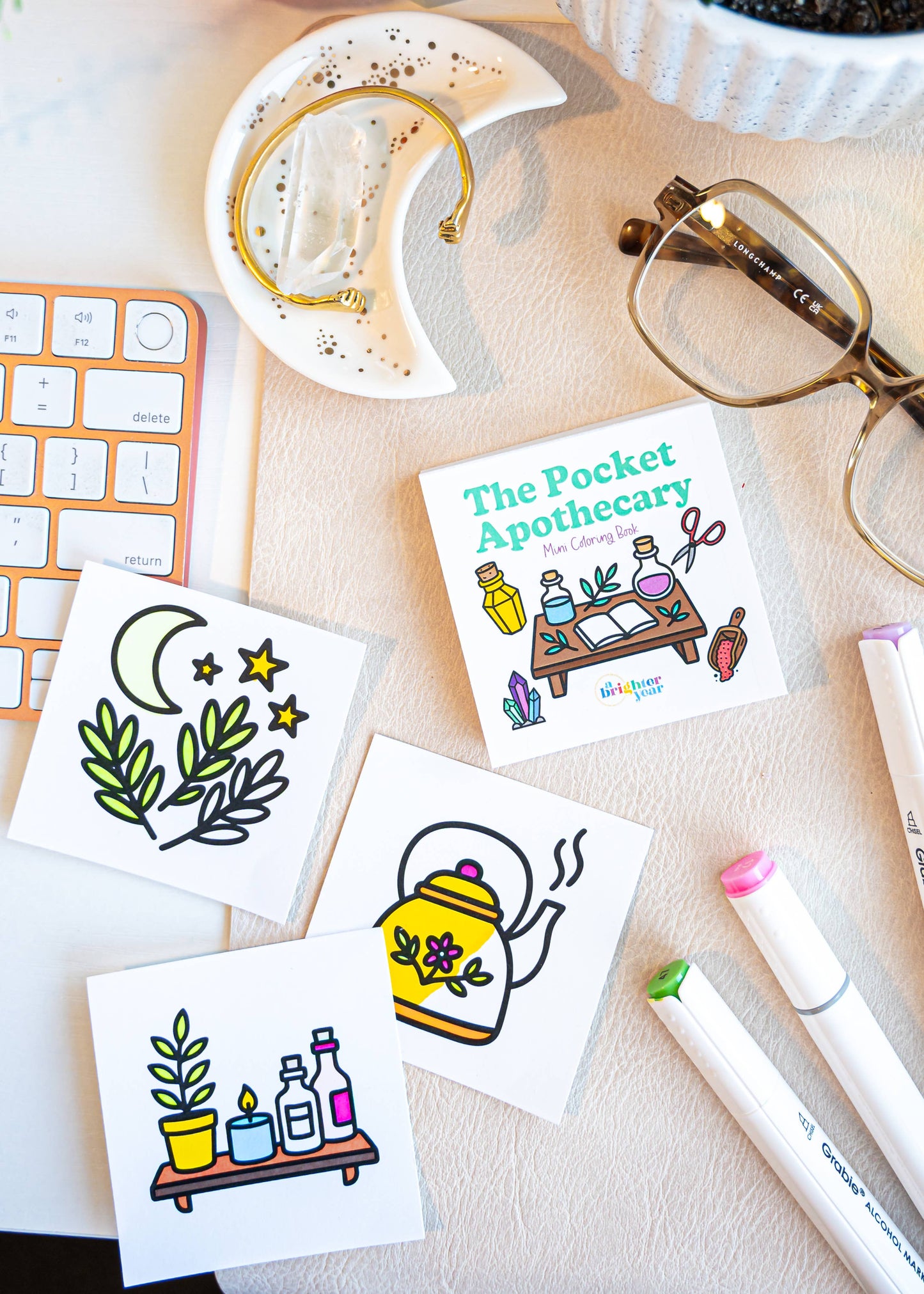The Pocket Apothecary Mini Coloring Book