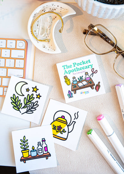 The Pocket Apothecary Mini Coloring Book