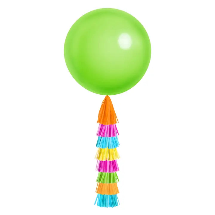 Jumbo Balloon & Tassel Tail - Fiesta