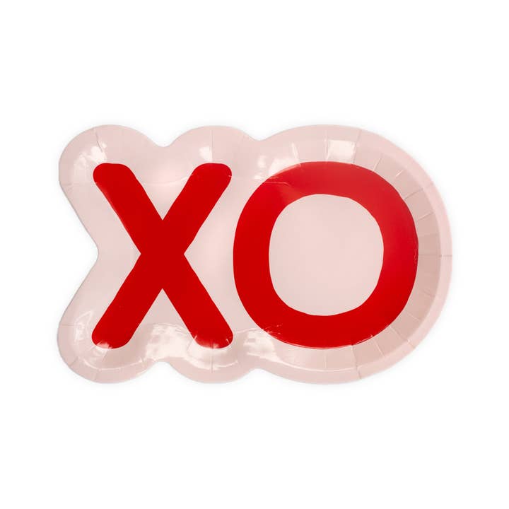 Xoxo Shaped Plates - 8ct