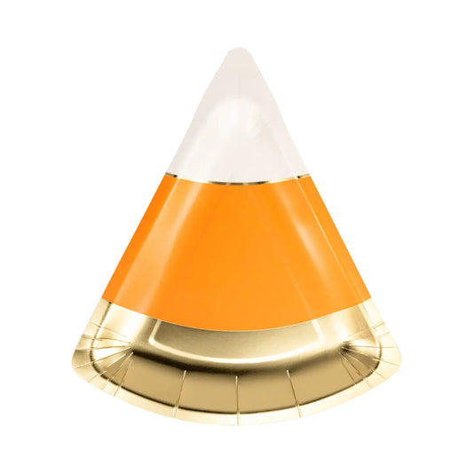 Candy Corn Shaped Plates