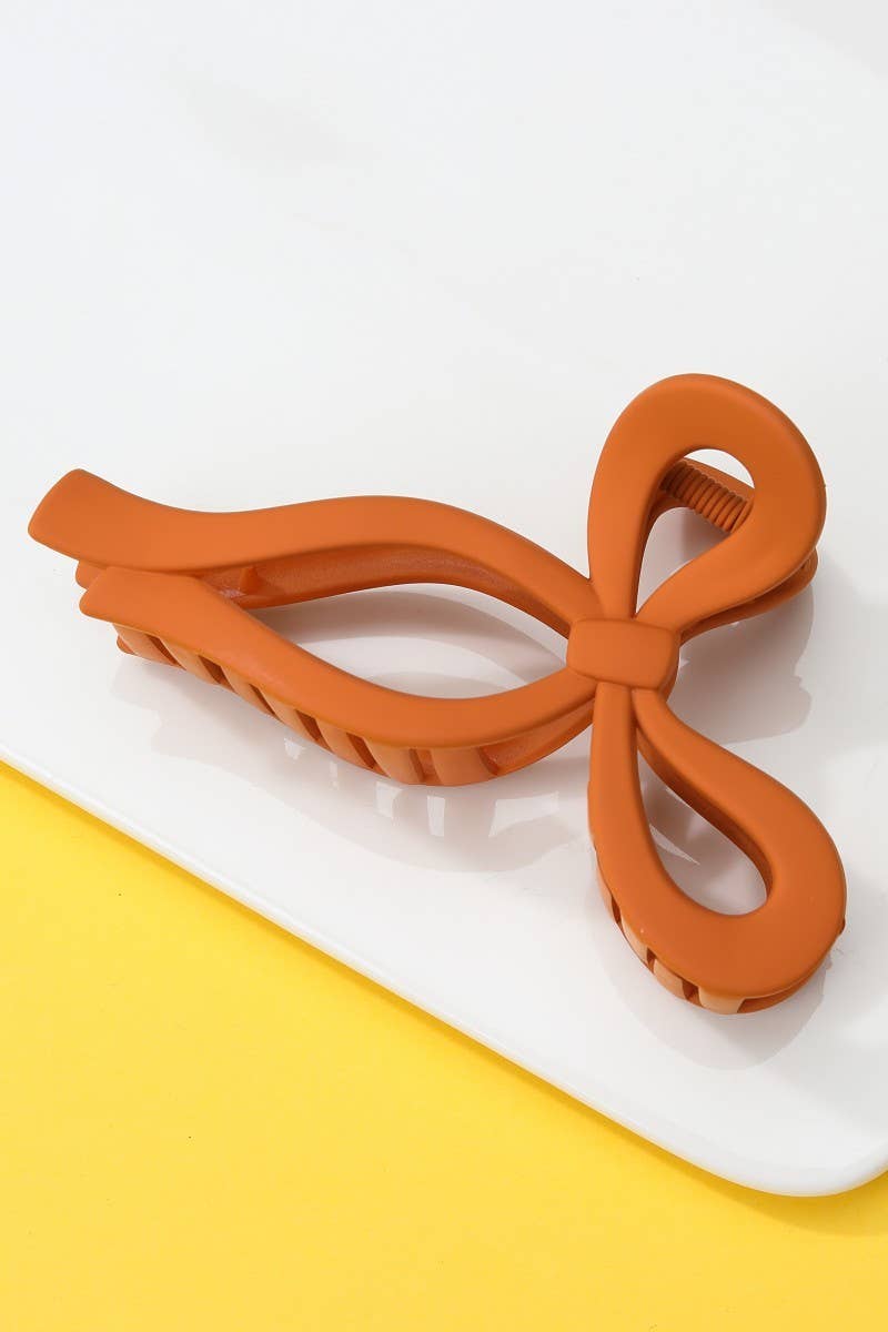 Matte Bow Hair Clips (assorted)