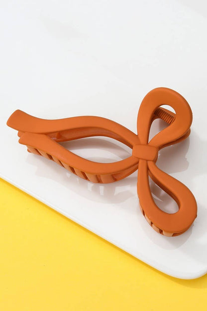 Matte Bow Hair Clips (assorted)