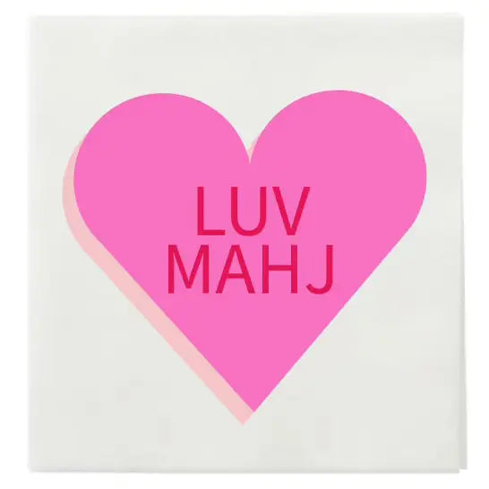 “Luv Mahj" Cocktail Napkins