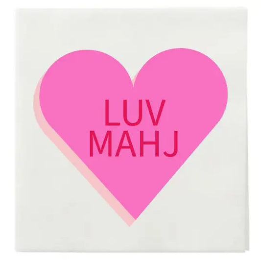 “Luv Mahj" Cocktail Napkins