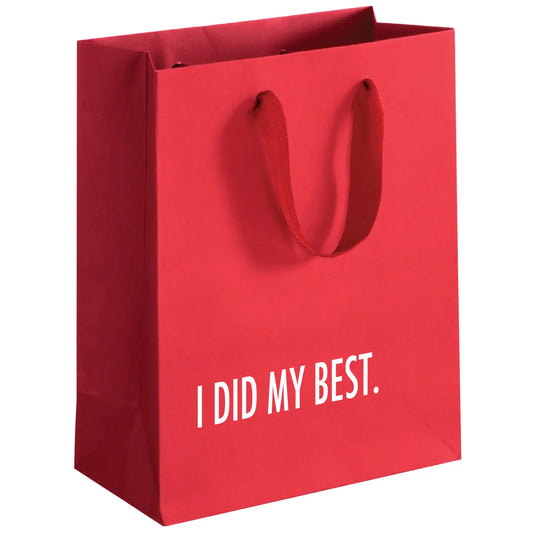 Did My Best (Red) Holiday Gift Bag