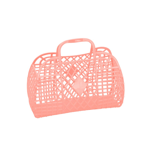 Retro Small Jelly Basket - Peach