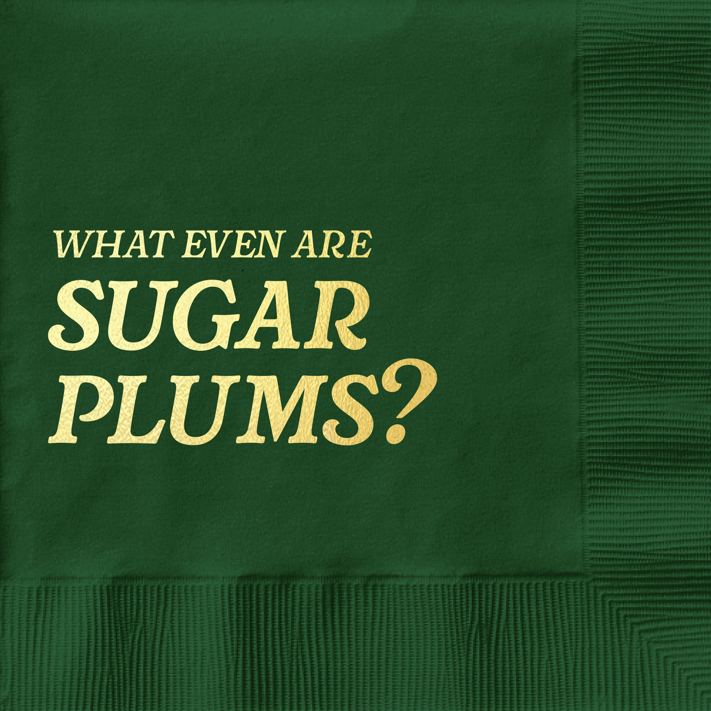 Sugar Plums Cocktail Napkins