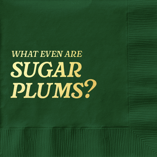 Sugar Plums Cocktail Napkins