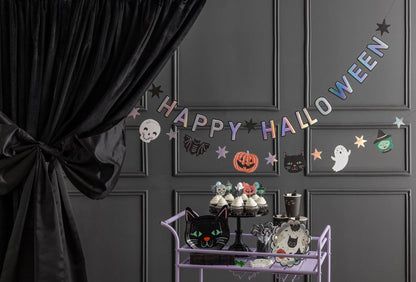 Happy Halloween Character Banner Set