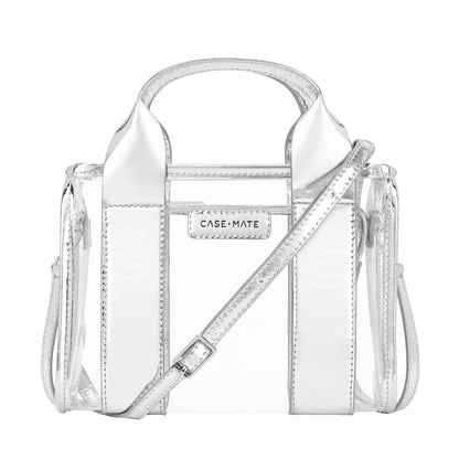 Case-Mate Clear Stadium Bag: Silver Chrome