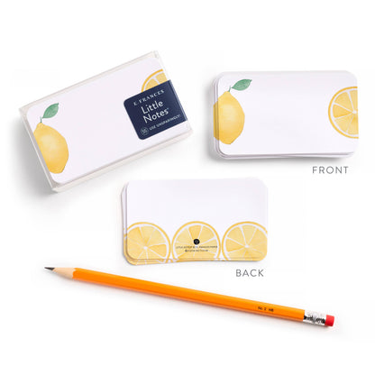 Lemon Little Note Cards