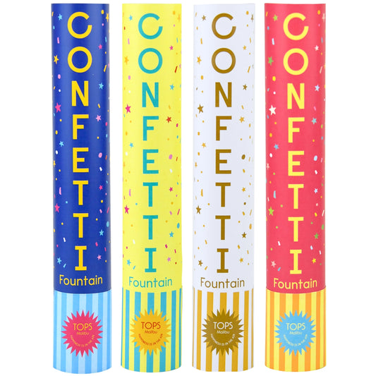 Confetti Fountain 12" - Assorted Colors