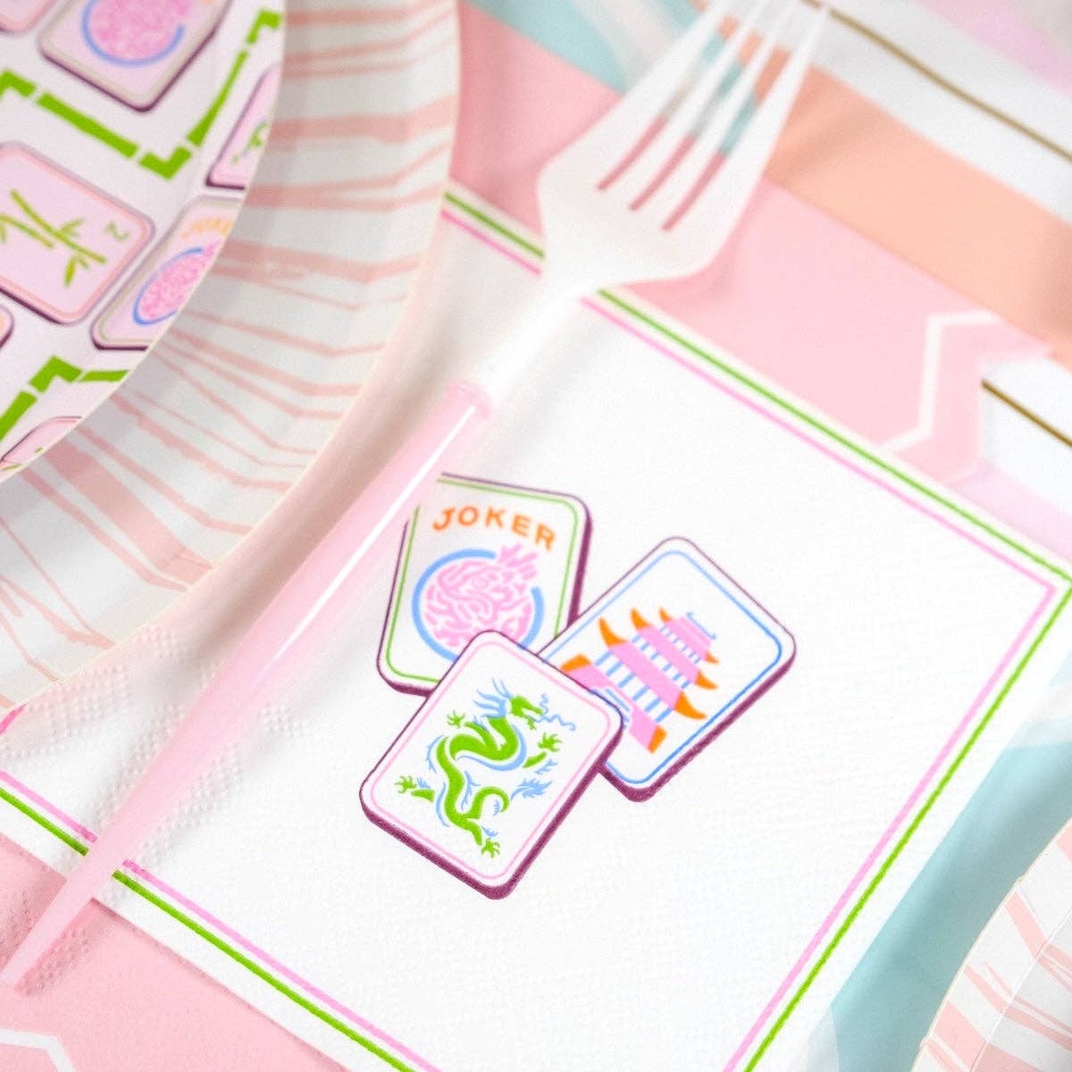 Mahjong Cocktail Napkins