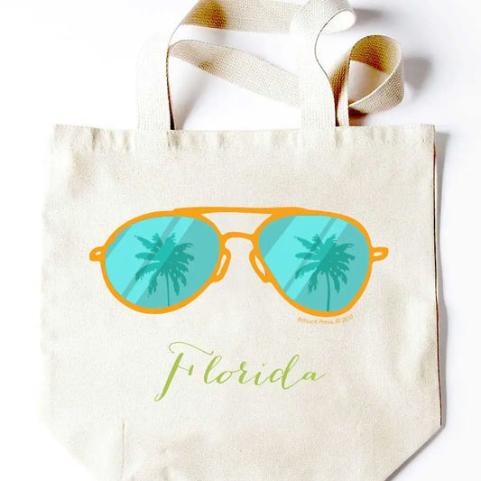 Florida Sunglasses Palms Tote
