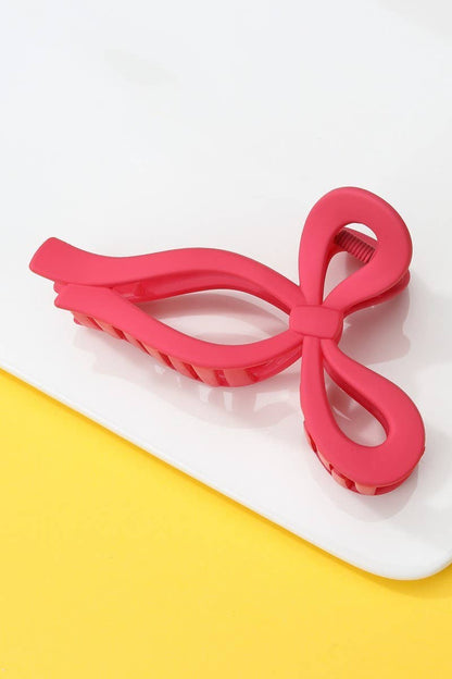 Matte Bow Hair Clips (assorted)