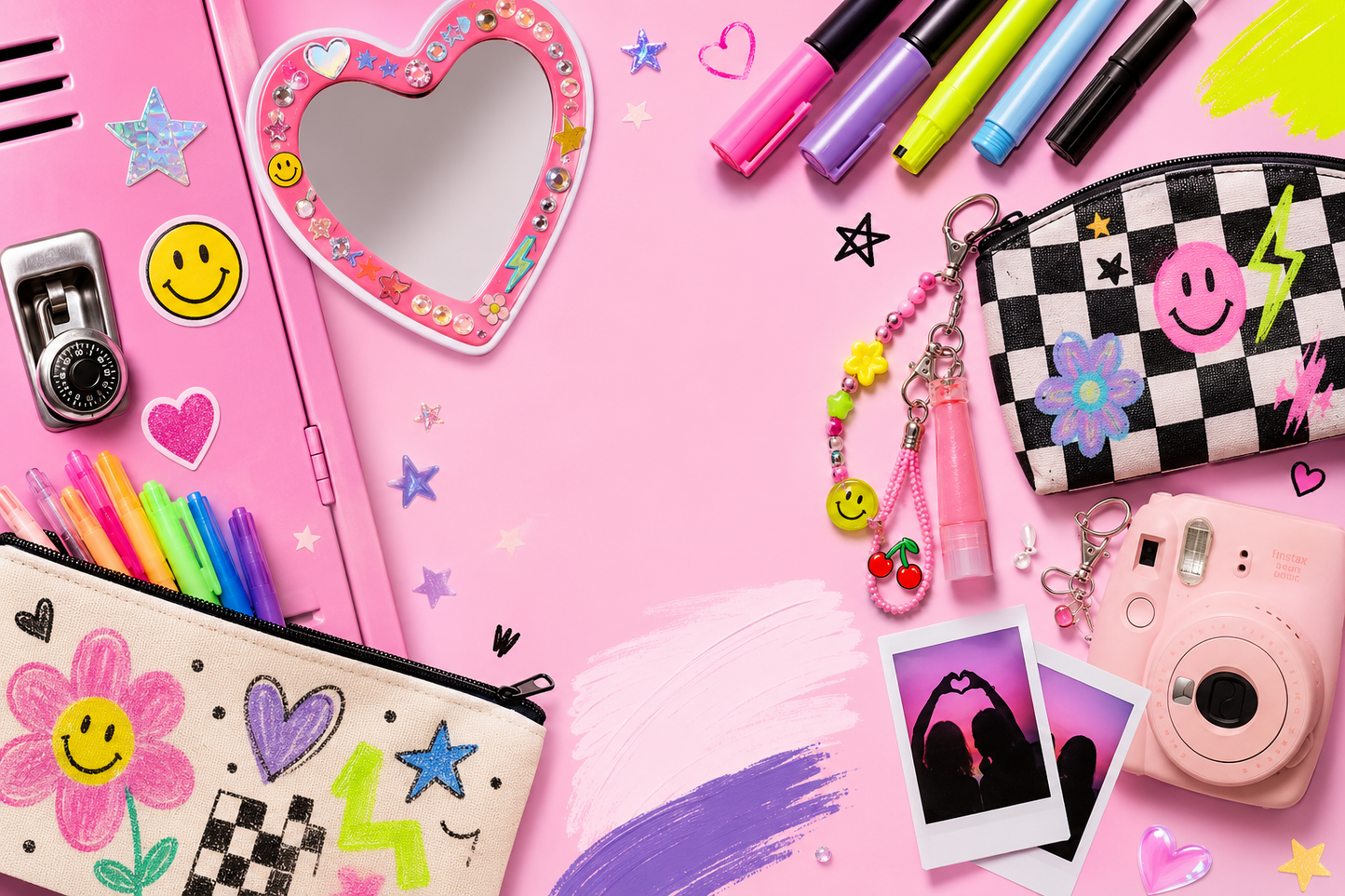 Glow Up & Lock In: Back-to-School Locker Party July 26, 2 - 3 p.m.