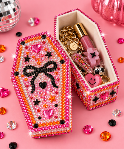 Bedazzled Coffin Trinket Box Workshop October 11, 4 p.m. - 6 p.m.