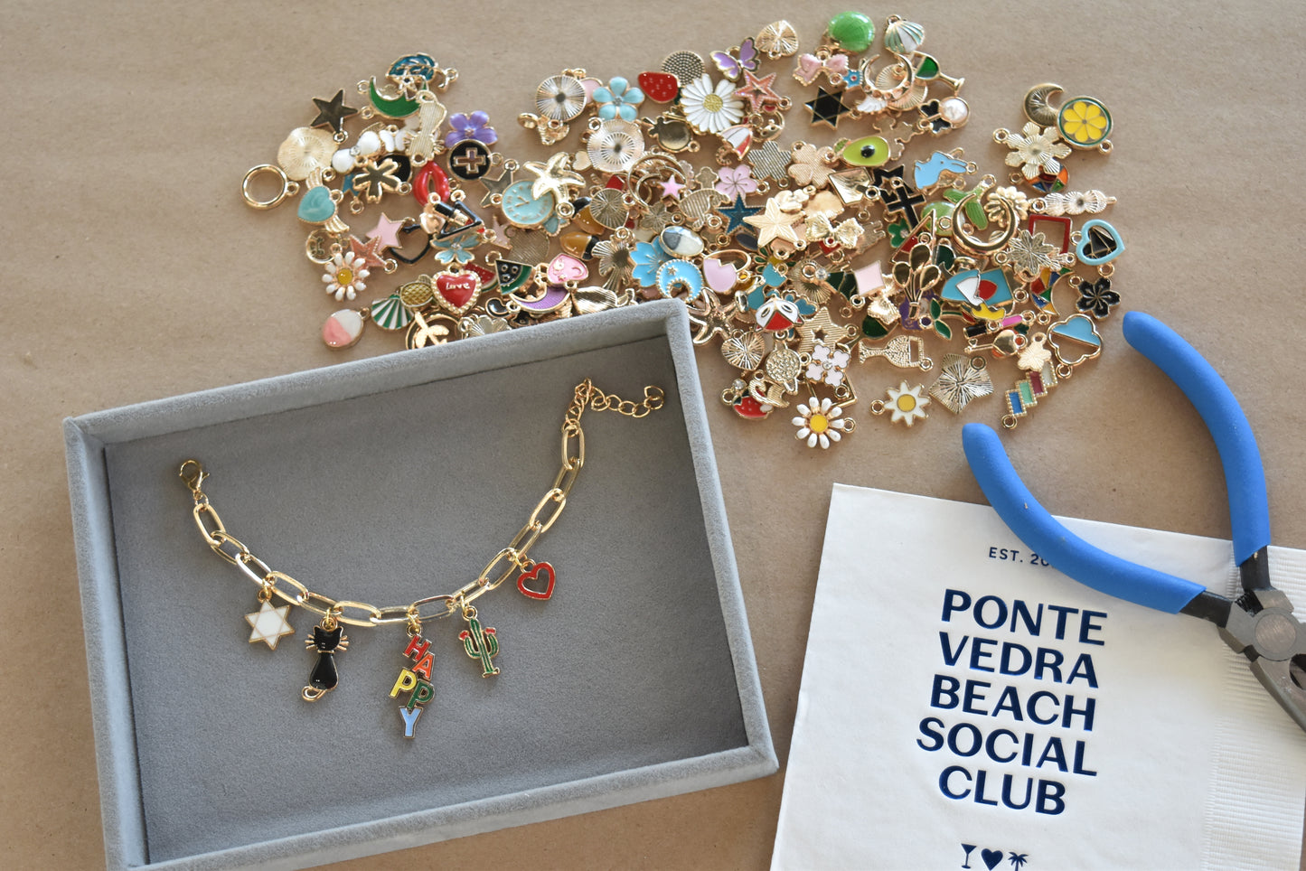 Charm Bar Workshop on July 12, 3 p.m. - 4 p.m.