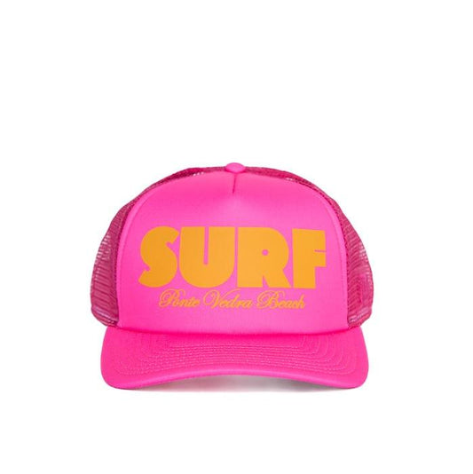 Socially Seri Surf Trucker Hat - Pink