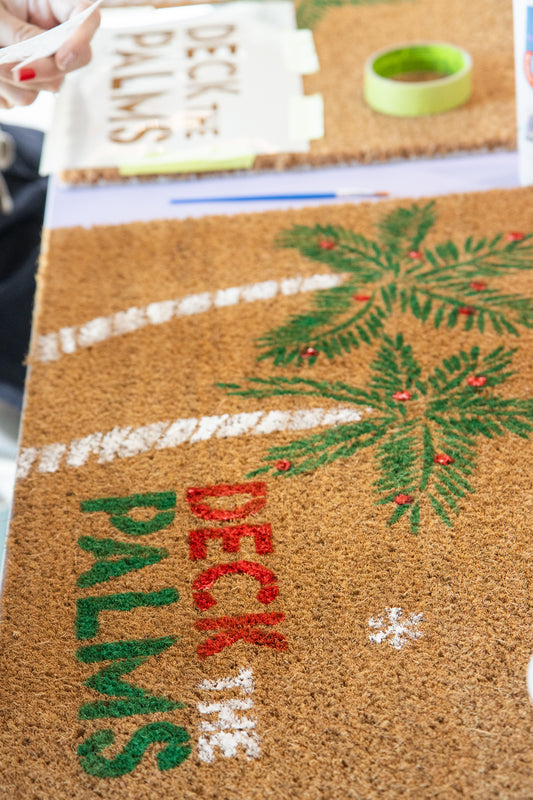 Holiday Doormat Painting Party December 4, 7 p.m. - 8:30 p.m.